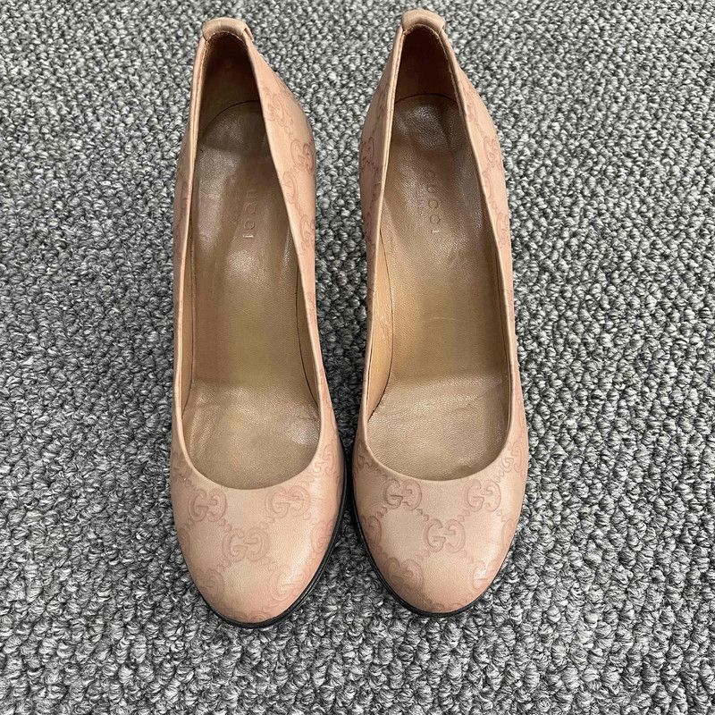 Gucci Gucci Pink Double G High Heels for Women 0079 Size US 6.5 / IT 36.5 - 2 Thumbnail
