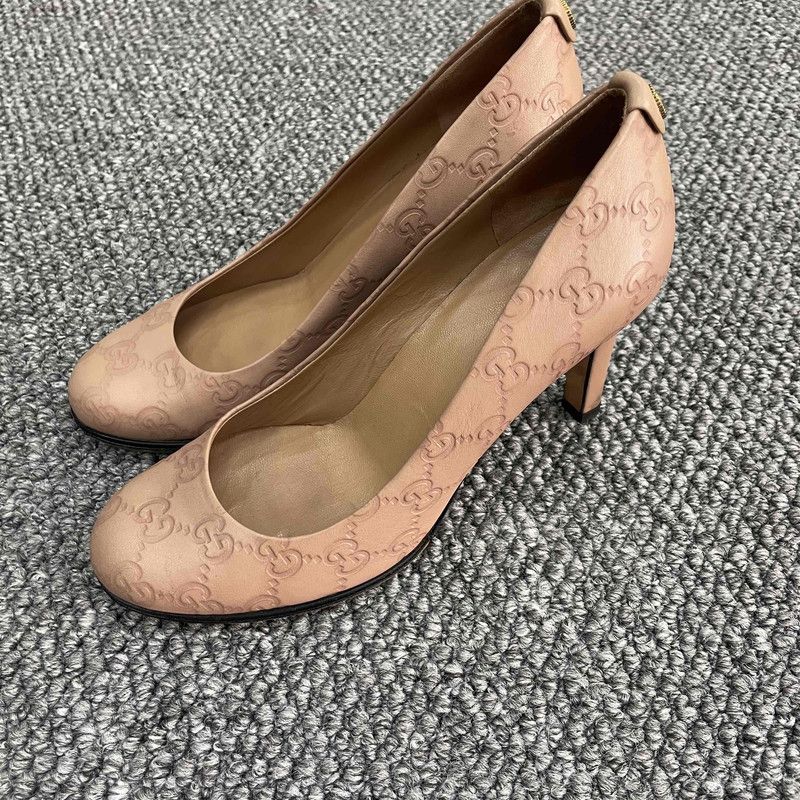 Gucci Gucci Pink Double G High Heels for Women 0079 Size US 6.5 / IT 36.5 - 6 Thumbnail
