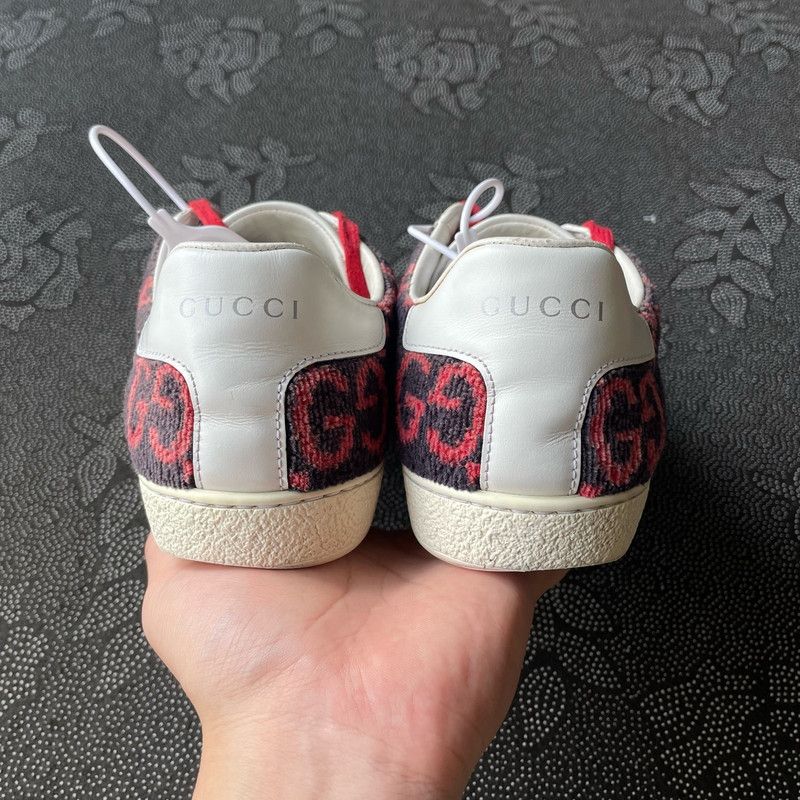 Gucci Gucci Corduroy Leather Casual Sneakers for Women 0079 Size US 6.5 / IT 36.5 - 3 Thumbnail