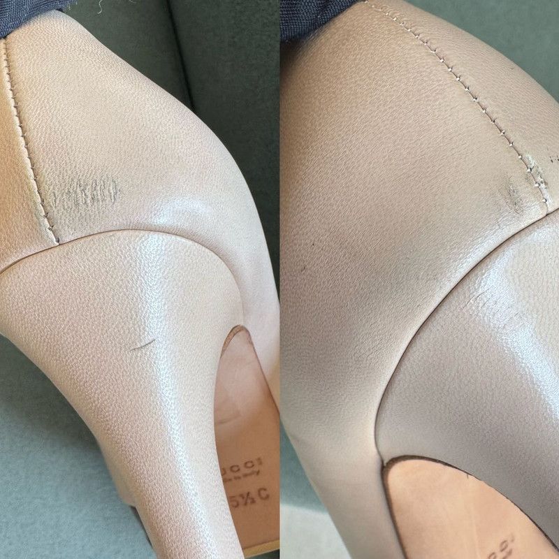 Gucci Gucci Pink High Heel Slip-On Shoes 0079 Size US 5 / IT 35 - 9 Thumbnail