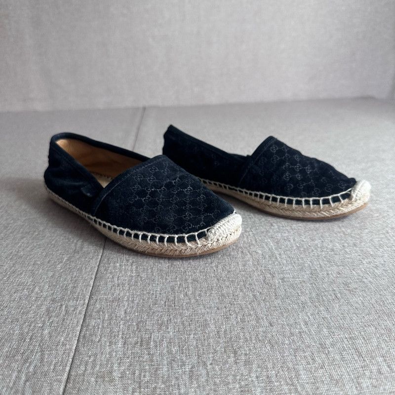 Gucci Gucci Stylish Black Fisherman Shoes for Women 0079 Size US 5 / IT 35 - 3 Thumbnail
