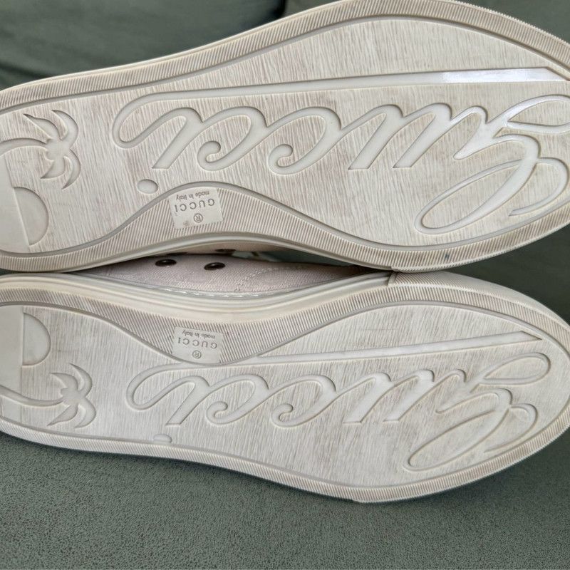 Gucci Gucci Stylish Monogram High-Top Canvas Sneakers 0079 Size US 6.5 / IT 36.5 - 5 Thumbnail