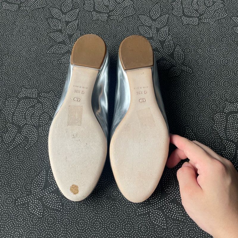 Gucci Gucci Stylish Silver Flat Shoes for Women 0079 Size US 6 / IT 36 - 4 Thumbnail