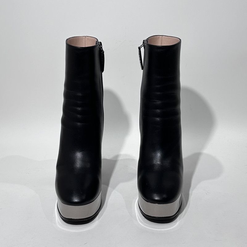 Gucci Gucci Classic Chunky Heeled Ankle Boots for Women 0079 Size US 6.5 / IT 36.5 - 2 Thumbnail