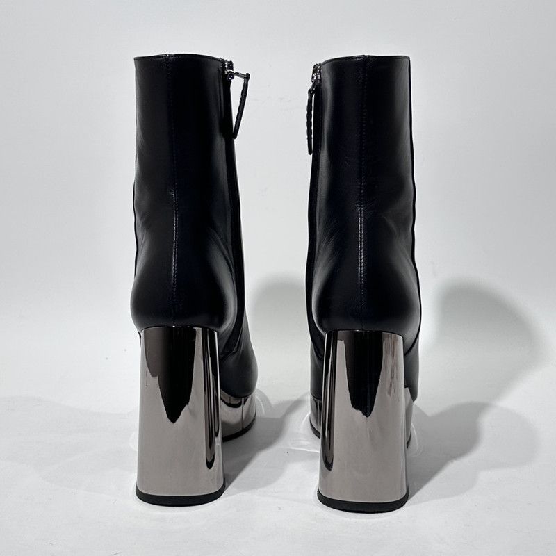 Gucci Gucci Classic Chunky Heeled Ankle Boots for Women 0079 Size US 6.5 / IT 36.5 - 3 Thumbnail