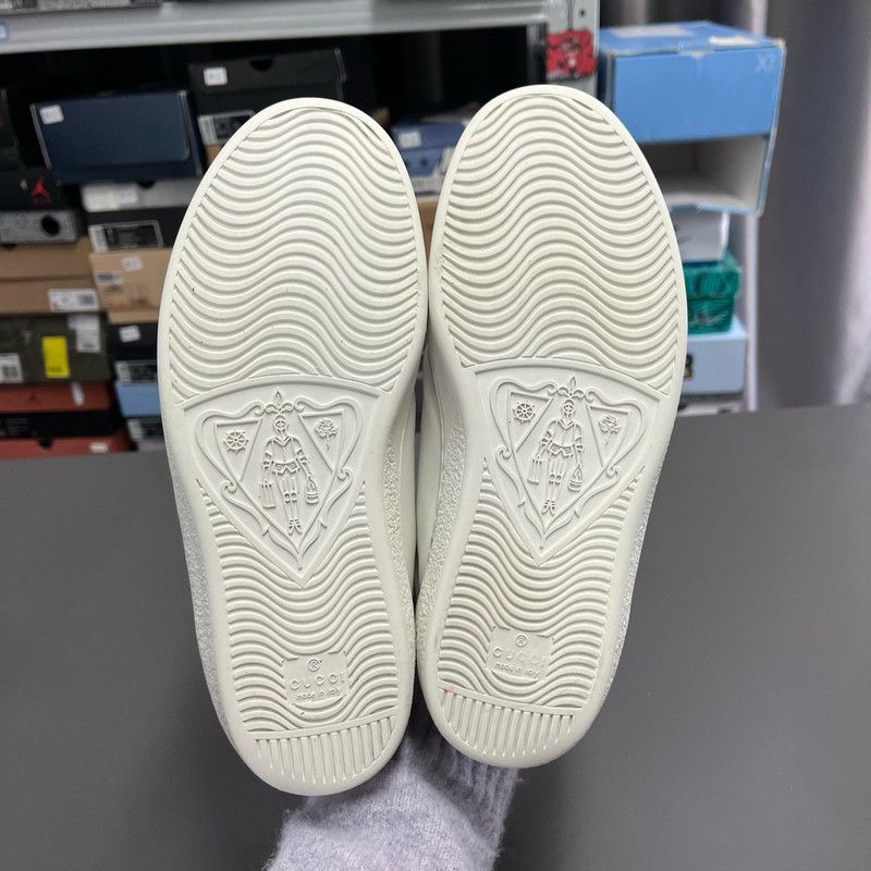 Gucci Gucci ACE Double G Round Toe Sneakers for Women 0079 Size US 8.5 / IT 38.5 - 4 Thumbnail