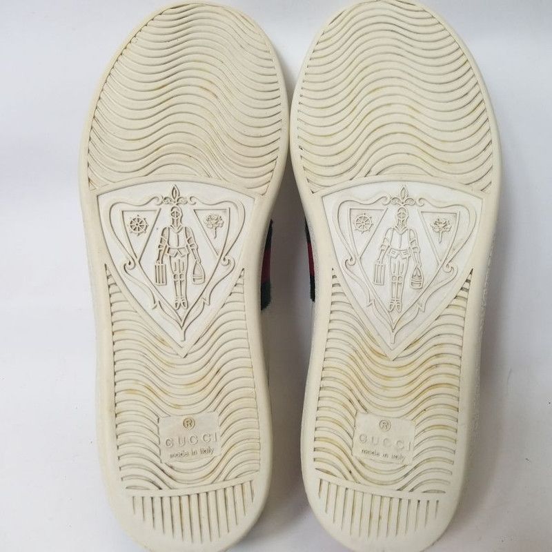 Gucci Gucci Ace Leather Low-Top Fashion Sneakers 0079 Size US 6.5 / IT 36.5 - 4 Thumbnail