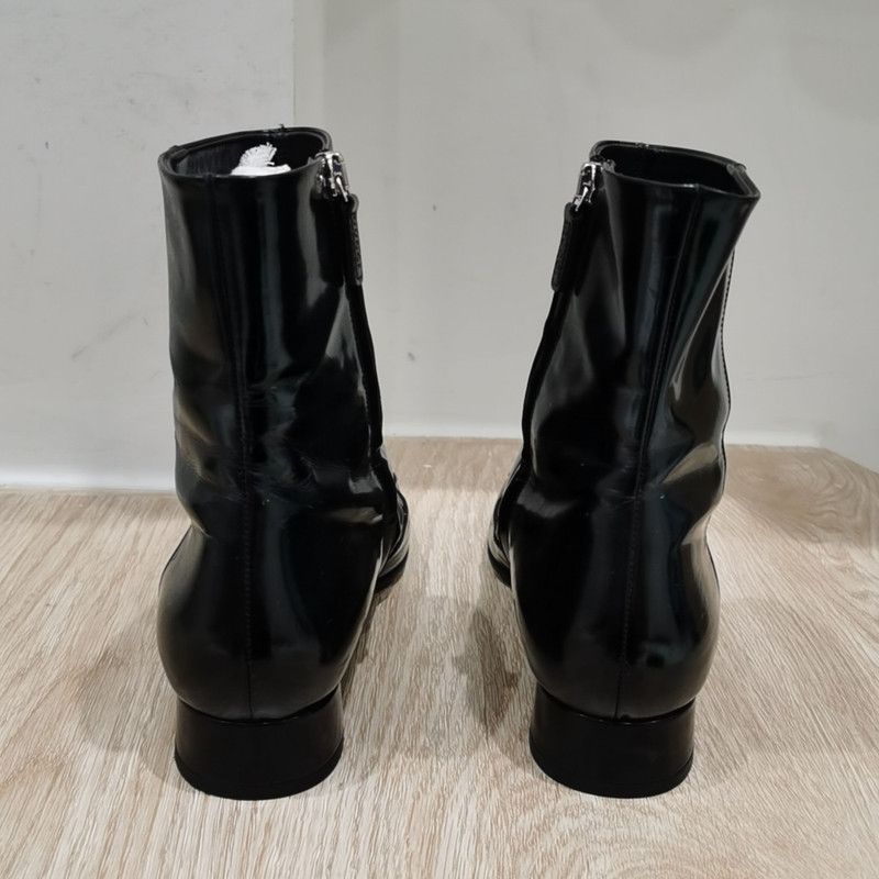 Gucci Gucci Women's Fashion Short Boots in Black 0079 Size US 6 / IT 36 - 3 Thumbnail
