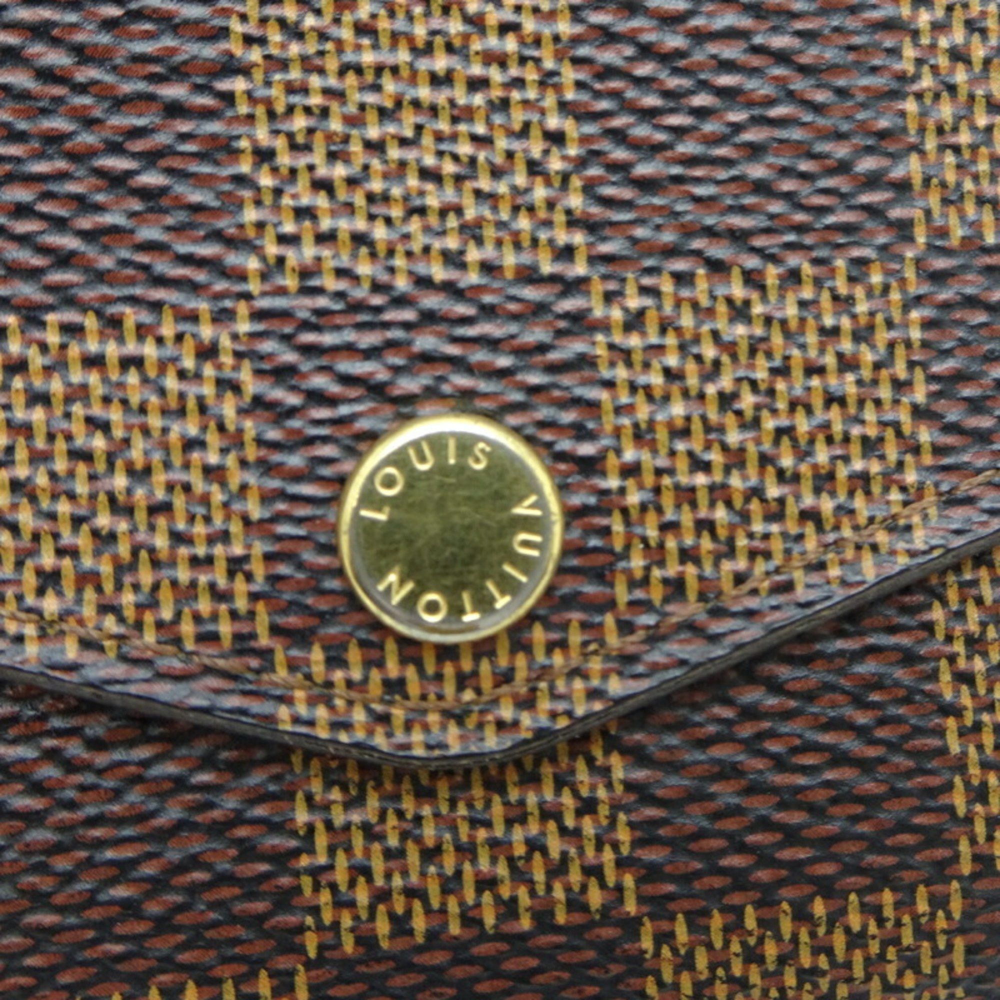 Louis Vuitton Louis Vuitton Portefeuille Sarah Long Wallet N63209 Damier Brown for Men and Women Size ONE SIZE - 8 Thumbnail