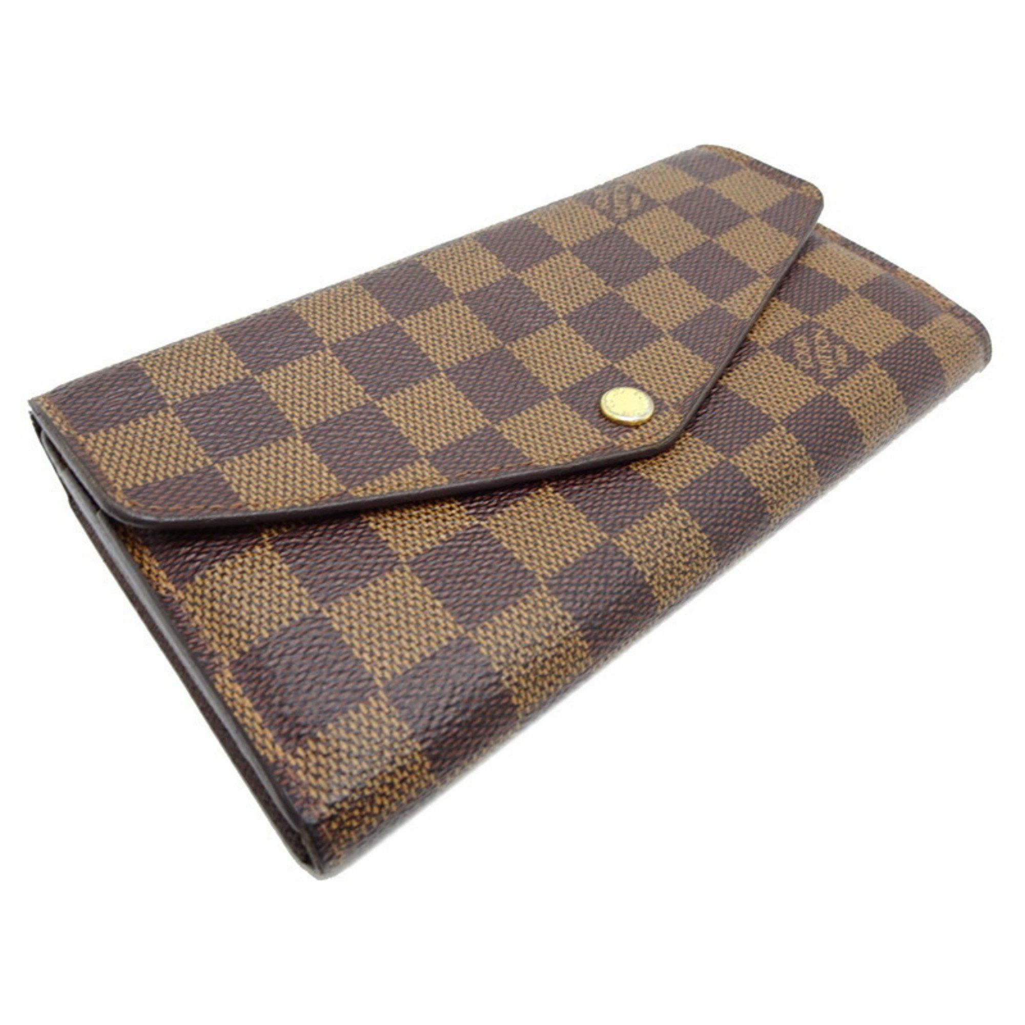Louis Vuitton Louis Vuitton Portefeuille Sarah Long Wallet N63209 Damier Brown for Men and Women Size ONE SIZE - 3 Thumbnail