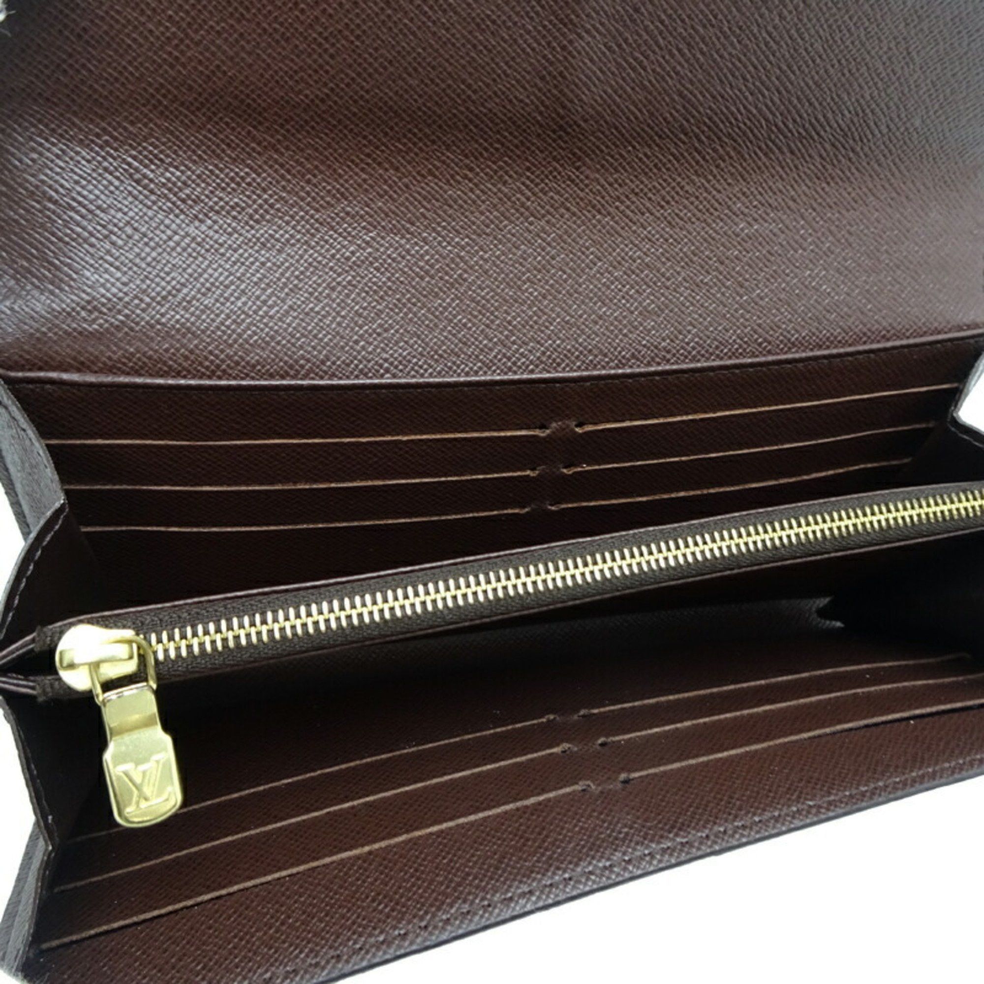 Louis Vuitton Louis Vuitton Portefeuille Sarah Long Wallet N63209 Damier Brown for Men and Women Size ONE SIZE - 5 Thumbnail