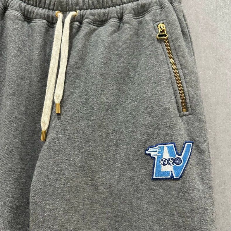 Louis Vuitton Louis Vuitton Embroidered Logo Sweatpants - dmc Size 30" / US 8 / IT 44 - 4 Thumbnail