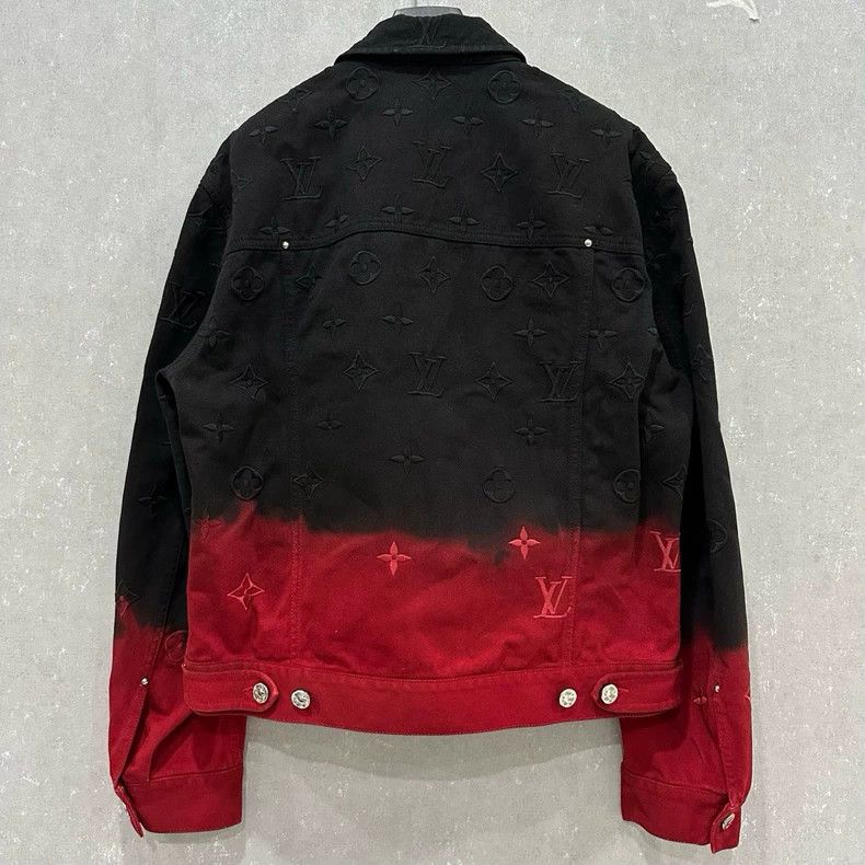 Louis Vuitton Louis Vuitton Gradient Denim Embroidered Jacket - dmc Size M / US 6-8 / IT 42-44 - 2 Thumbnail
