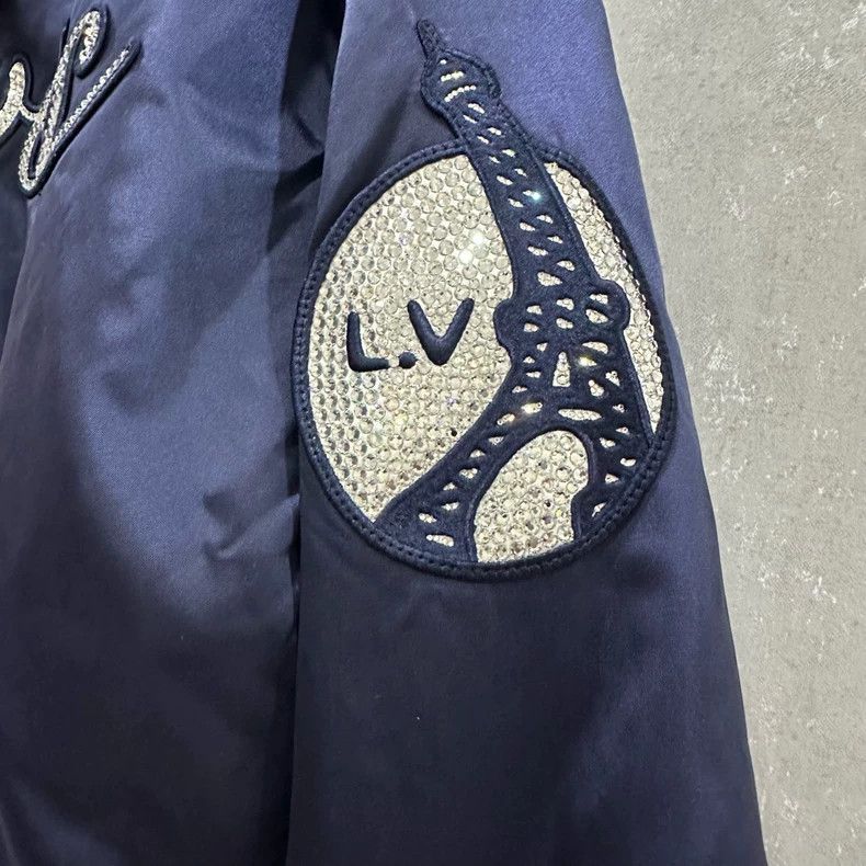Louis Vuitton Louis Vuitton Diamond Letter Varsity Jacket - dmc Size M / US 6-8 / IT 42-44 - 4 Thumbnail