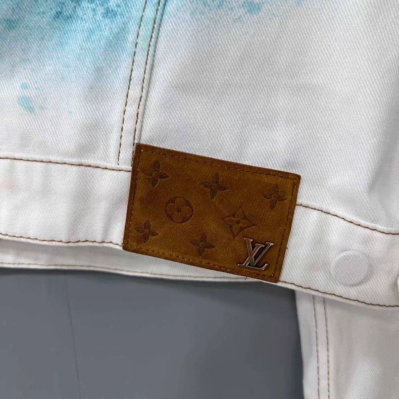 Louis Vuitton Louis Vuitton Tie-Dye Denim Jacket - dmc Size M / US 6-8 / IT 42-44 - 6 Thumbnail