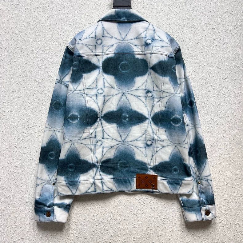 Louis Vuitton Louis Vuitton Tie-Dye Monogram Denim Jacket - dmc Size M / US 6-8 / IT 42-44 - 2 Thumbnail