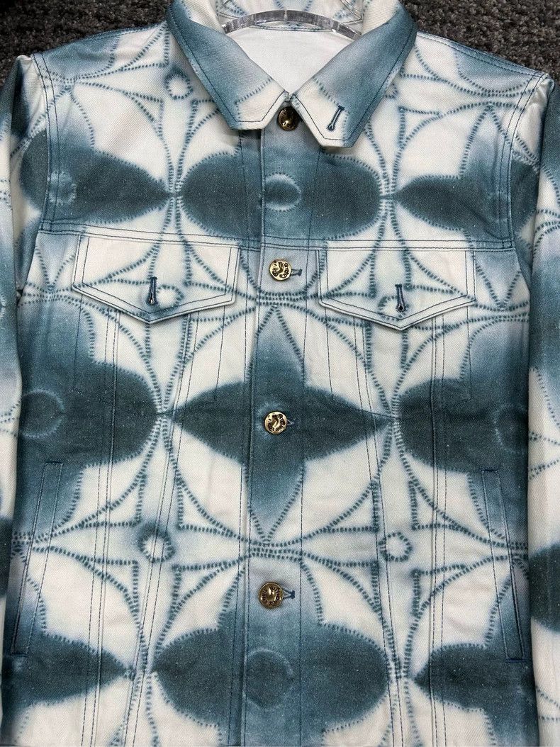 Louis Vuitton Louis Vuitton Tie-Dye Monogram Denim Jacket - dmc Size M / US 6-8 / IT 42-44 - 3 Thumbnail