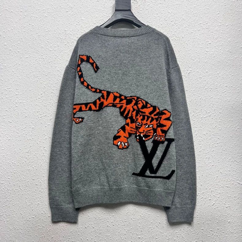 Louis Vuitton Louis Vuitton LV Tiger Logo Long Sleeve Sweater - dmc Size M / US 6-8 / IT 42-44 - 2 Thumbnail