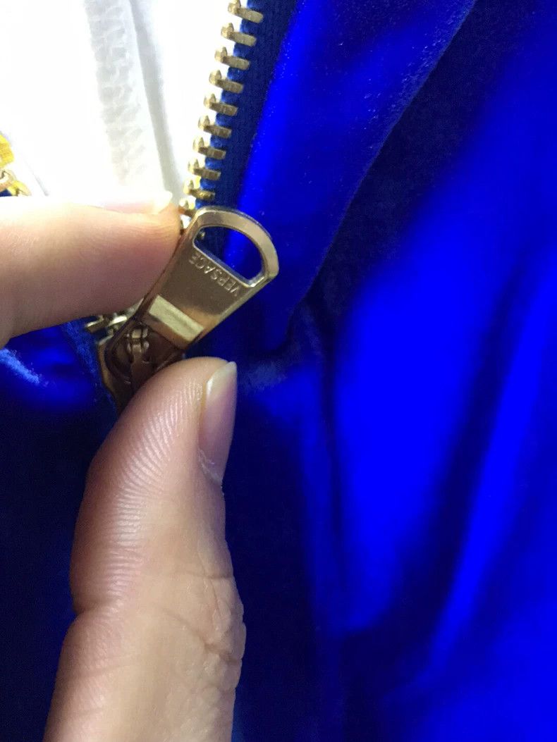 Versace VERSACE Baroque Embroidered Velvet Jacket - dmc Size S / US 4 / IT 40 - 5 Thumbnail