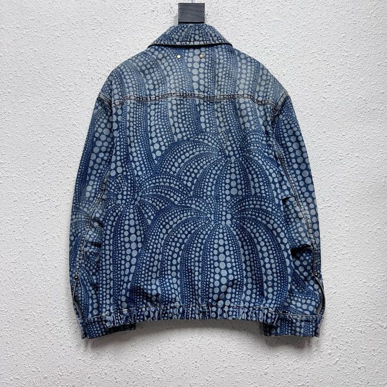 Louis Vuitton Louis Vuitton Kusama Pumpkin Denim Jacket - dmc Size M / US 6-8 / IT 42-44 - 2 Thumbnail