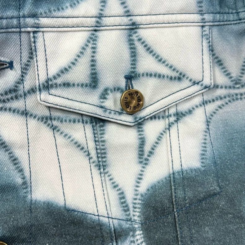 Louis Vuitton Louis Vuitton Tie-Dye Denim Jacket - dmc Size M / US 6-8 / IT 42-44 - 4 Thumbnail