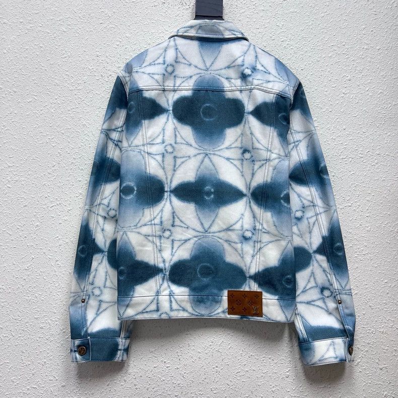 Louis Vuitton Louis Vuitton Tie-Dye Denim Jacket - dmc Size M / US 6-8 / IT 42-44 - 2 Thumbnail