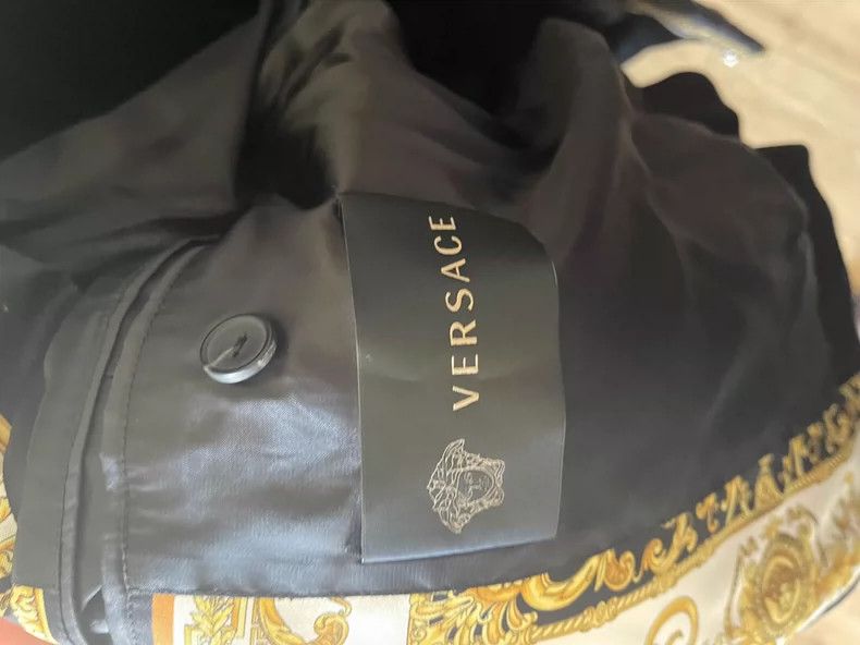 Versace Versace Baroque Print Bomber Jacket - dmc Size M / US 6-8 / IT 42-44 - 3 Thumbnail