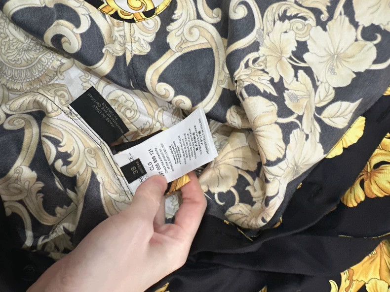 Versace Versace Vintage Pattern Button Up Shirt - dmc Size M / US 6-8 / IT 42-44 - 4 Thumbnail
