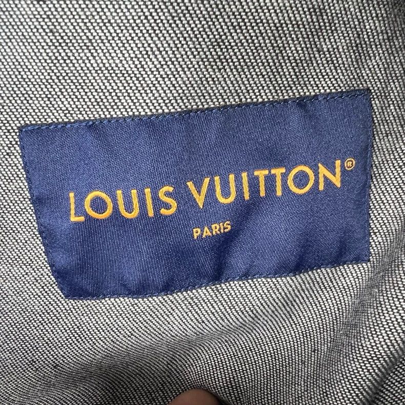 Louis Vuitton Louis Vuitton Monogram Denim Jacket - dmc Size M / US 6-8 / IT 42-44 - 4 Thumbnail
