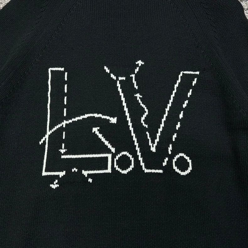 Louis Vuitton Louis Vuitton NBA Wool Cardigan Black - dmc Size M / US 6-8 / IT 42-44 - 4 Thumbnail