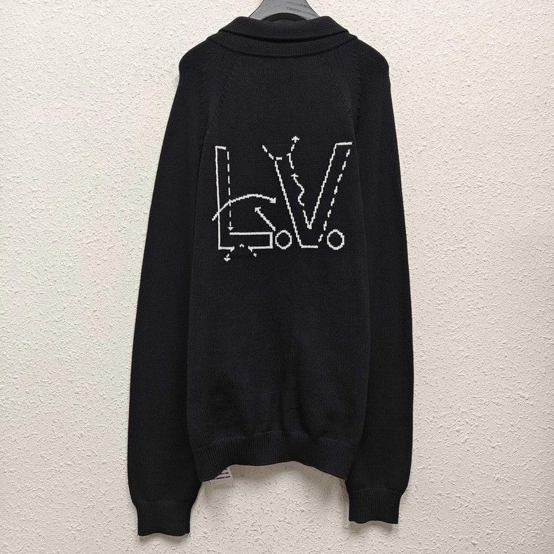 Louis Vuitton Louis Vuitton NBA Wool Cardigan Black - dmc Size M / US 6-8 / IT 42-44 - 3 Thumbnail