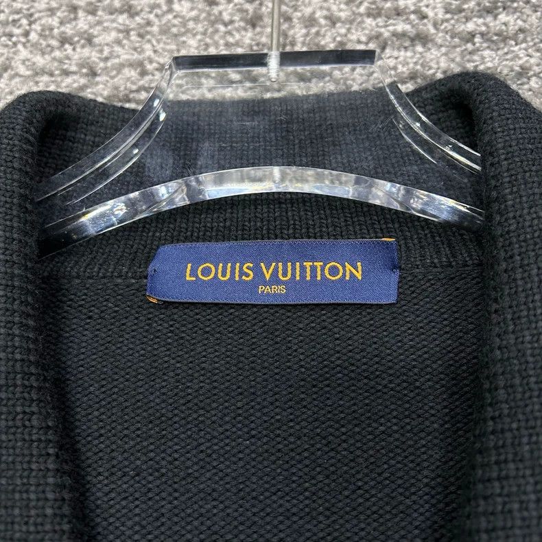 Louis Vuitton Louis Vuitton NBA Wool Cardigan Black - dmc Size M / US 6-8 / IT 42-44 - 5 Thumbnail