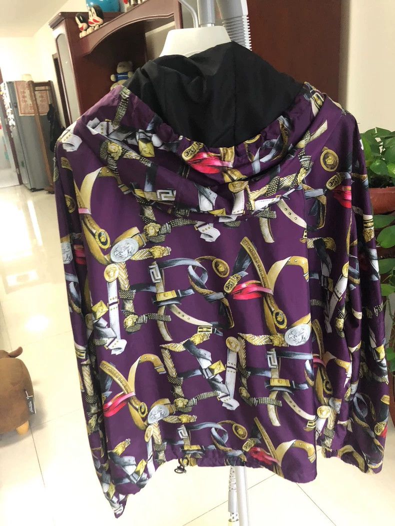 Versace Versace Medusa Print Zip-Up Jacket - dmc Size M / US 6-8 / IT 42-44 - 2 Thumbnail