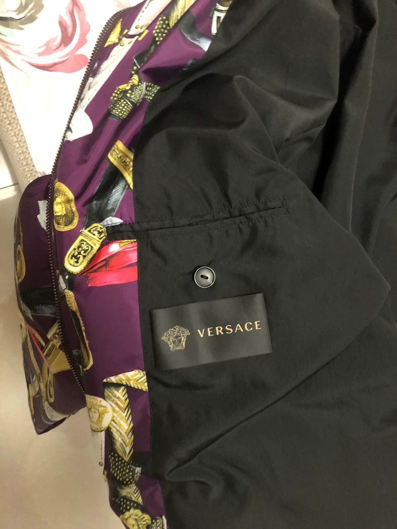 Versace Versace Medusa Print Zip-Up Jacket - dmc Size M / US 6-8 / IT 42-44 - 5 Thumbnail