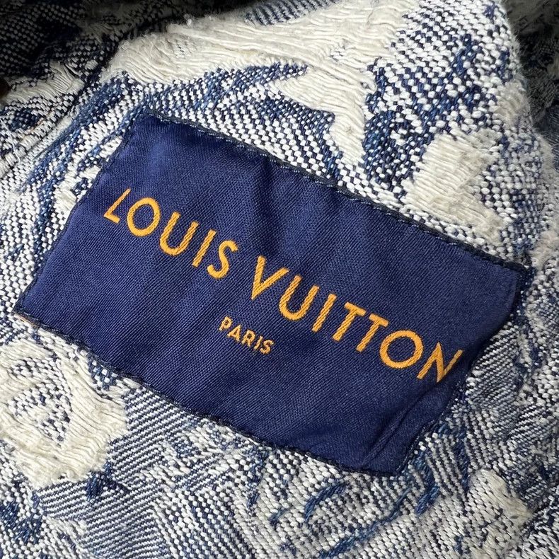 Louis Vuitton Louis Vuitton FW22 Floral Denim Jacket - dmc Size M / US 6-8 / IT 42-44 - 3 Thumbnail