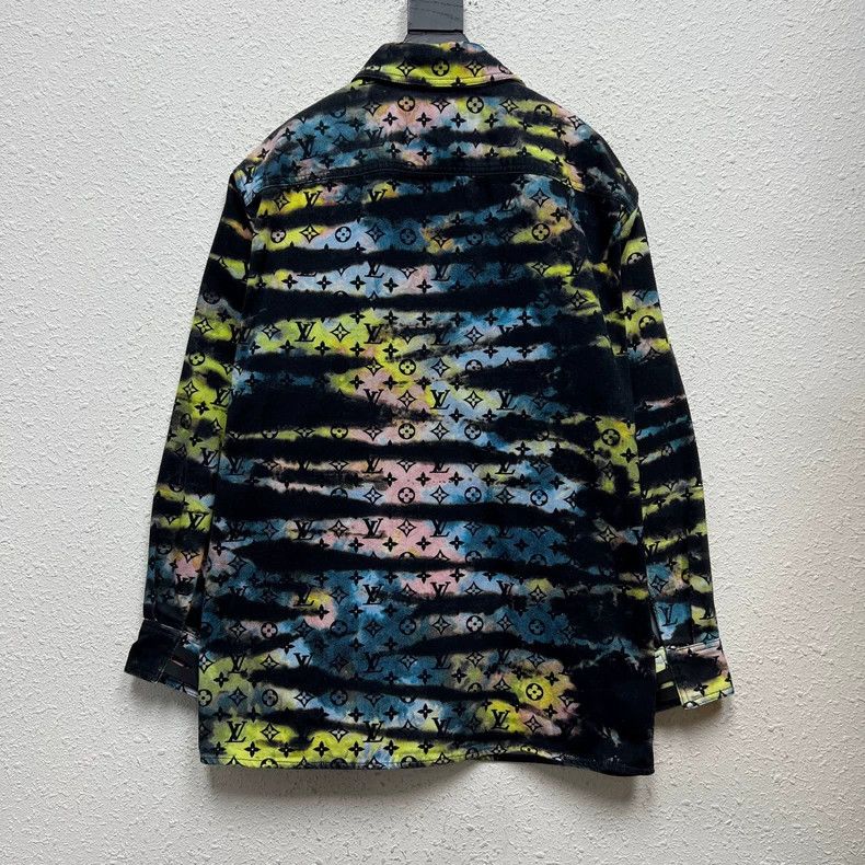 Louis Vuitton Louis Vuitton Tie-Dye Denim Jacket - dmc Size M / US 6-8 / IT 42-44 - 2 Thumbnail