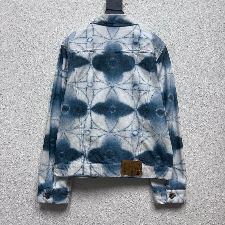 Louis Vuitton Louis Vuitton Tie-Dye Denim Jacket - dmc Size M / US 6-8 / IT 42-44 - 2 Thumbnail