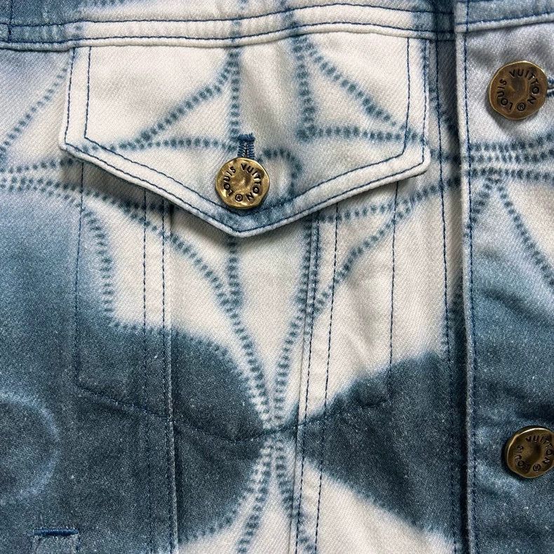 Louis Vuitton Louis Vuitton Tie-Dye Denim Jacket - dmc Size M / US 6-8 / IT 42-44 - 3 Thumbnail