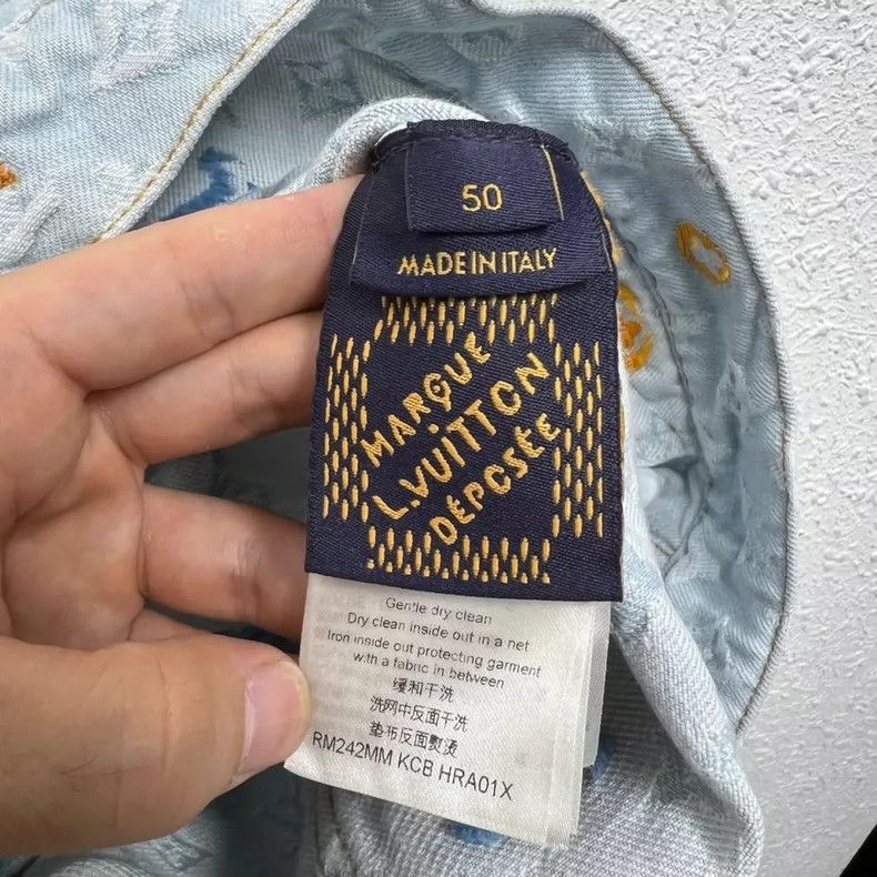 Louis Vuitton Louis Vuitton Tyler Denim Jacket - dmc Size M / US 6-8 / IT 42-44 - 7 Thumbnail