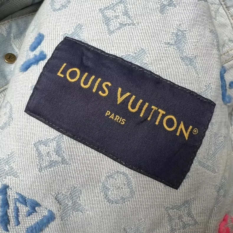 Louis Vuitton Louis Vuitton LV x Tyler Denim Jacket - dmc Size M / US 6-8 / IT 42-44 - 5 Thumbnail