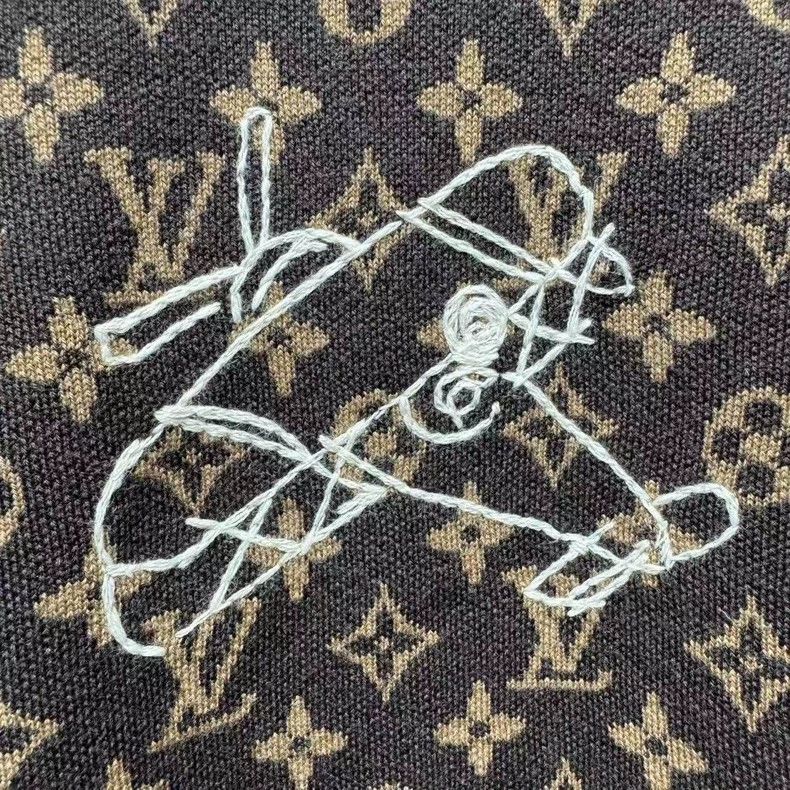 Louis Vuitton Louis Vuitton FW23 Logo Knit Sweatshirt - dmc Size M / US 6-8 / IT 42-44 - 4 Thumbnail