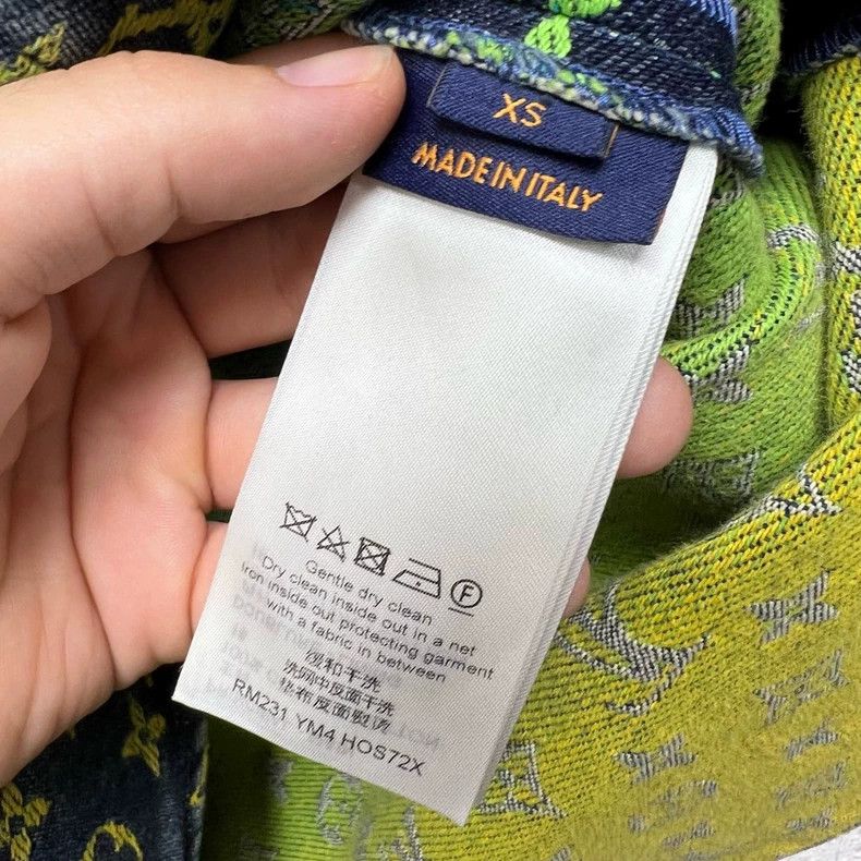 Louis Vuitton Louis Vuitton LV Gradient Logo Denim Shirt - dmc Size XS / US 0-2 / IT 36-38 - 5 Thumbnail