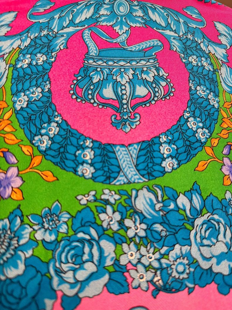 Versace Versace Multi-Color Patterned Button-Up Shirt - dmc Size M / US 6-8 / IT 42-44 - 4 Thumbnail