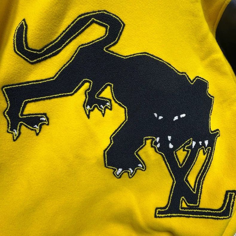 Louis Vuitton Louis Vuitton Black Yellow Tiger Varsity Jacket - dmc Size M / US 6-8 / IT 42-44 - 5 Thumbnail