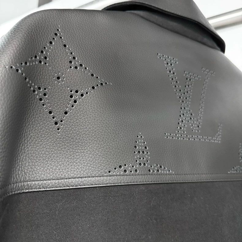 Louis Vuitton Louis Vuitton Capsule Logo Leather Jacket - dmc Size M / US 6-8 / IT 42-44 - 3 Thumbnail