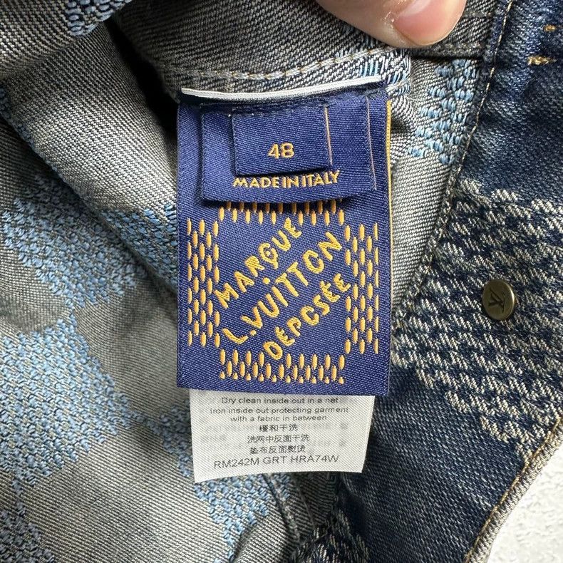 Louis Vuitton Louis Vuitton Damier Denim Jacket - dmc Size M / US 6-8 / IT 42-44 - 5 Thumbnail