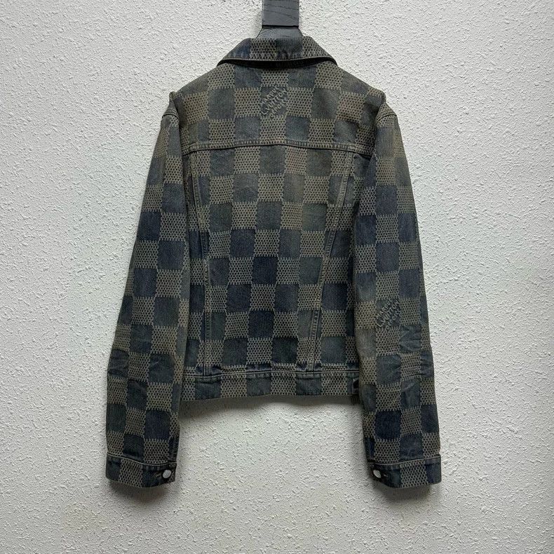 Louis Vuitton Louis Vuitton Damier Denim Jacket - dmc Size M / US 6-8 / IT 42-44 - 2 Thumbnail