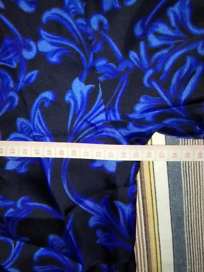 Versace Versace Blue Greek Print Silk Top - dmc Size M / US 6-8 / IT 42-44 - 6 Thumbnail