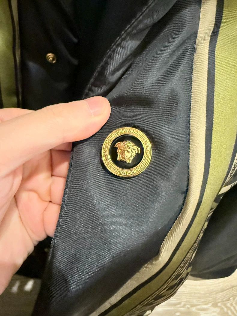 Versace Versace Limited Edition Cotton Jacket - dmc Size M / US 6-8 / IT 42-44 - 2 Thumbnail
