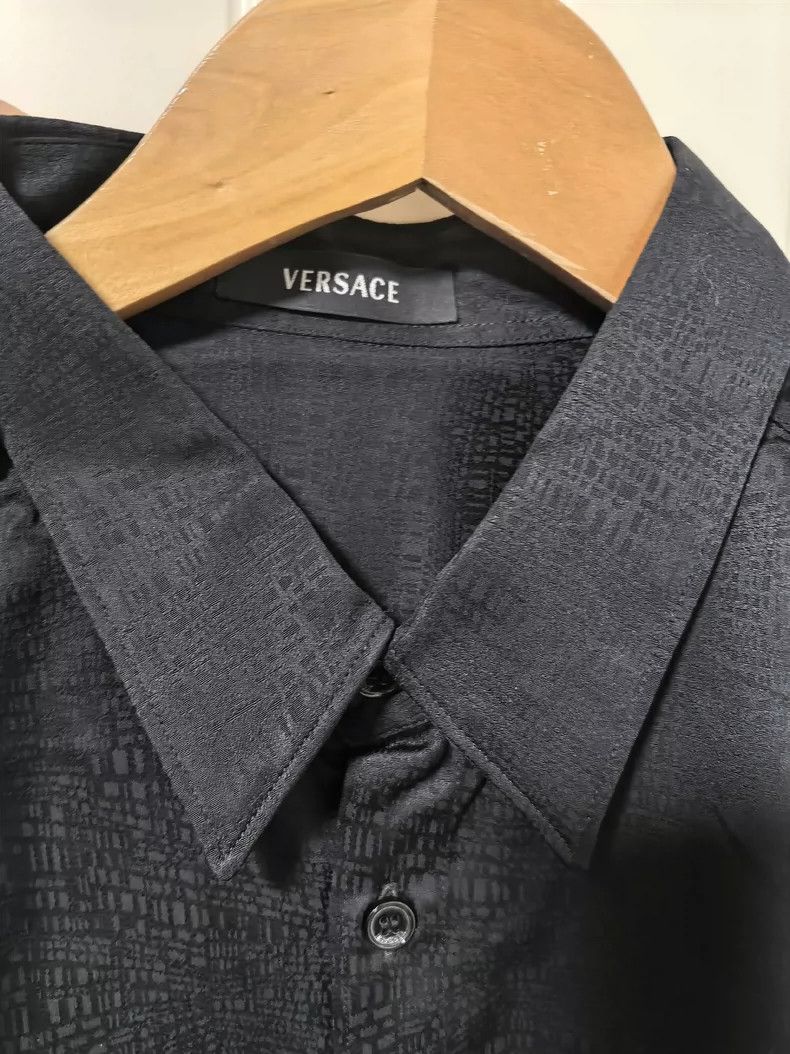 Versace Versace Black Patterned Zip Hoodie - dmc Size M / US 6-8 / IT 42-44 - 6 Thumbnail